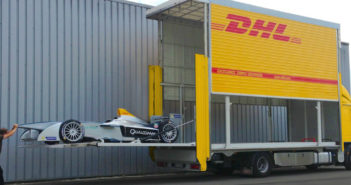 Formula E, logistics, DHL, shipping