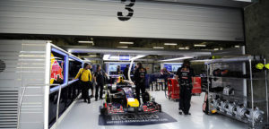Red Bull Racing, Garage, pit stop, Formula 1, F1, workshop