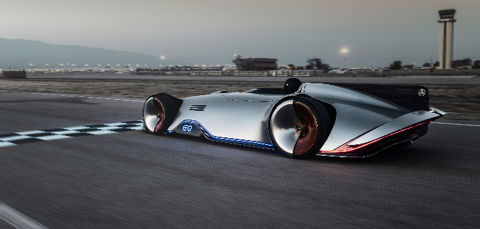 Mercedes Benz Unveils All Electric Vision Eq Silver Arrow Pmw An Error Occurred