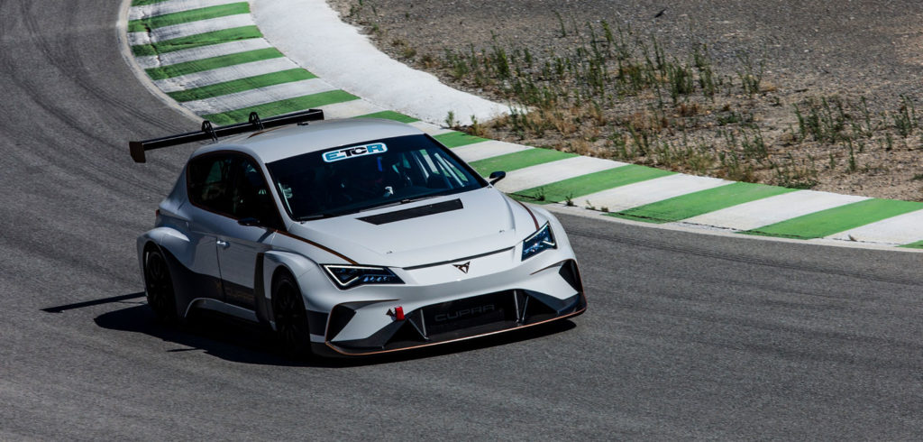 Cupra e-Racer electric touring car has second outing on track Cupra e-Racer electric touring car has second outing on track