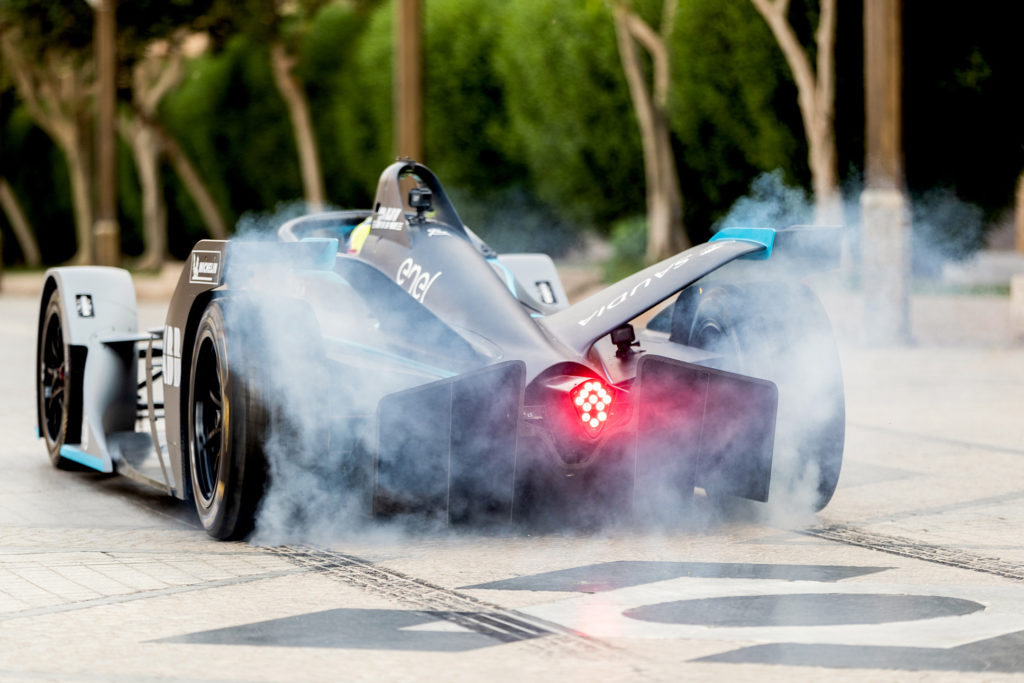 Formula E Gen2 racer’s first all-electric lap driven in Saudi Arabia 