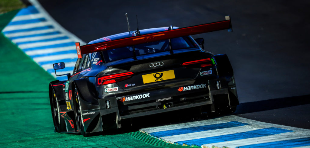 Audi Motorsport DTM drivers have first taste of turbo RS5 Audi Motorsport DTM drivers have first taste of turbo RS5