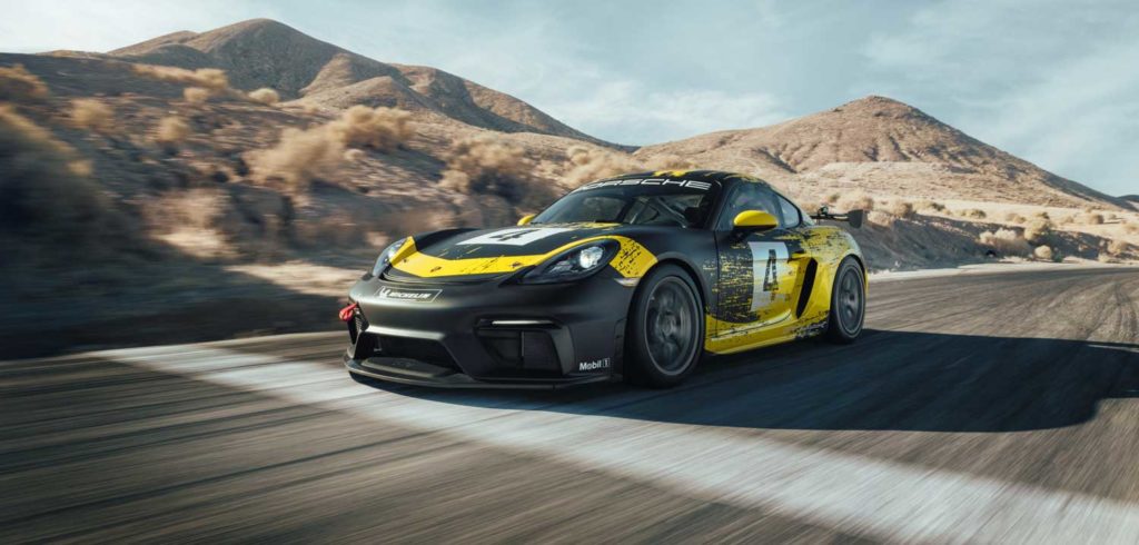 Porsche develops first production racer with natural-fiber body parts Porsche develops first production racer with natural-fiber body parts