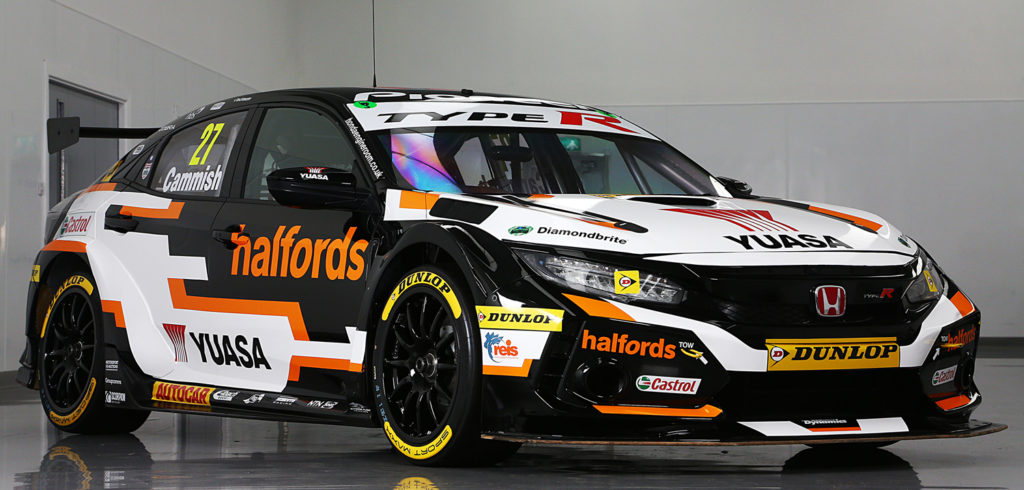 Halfords Yuasa Racing reveals 2019 Civic Type R for BTCC