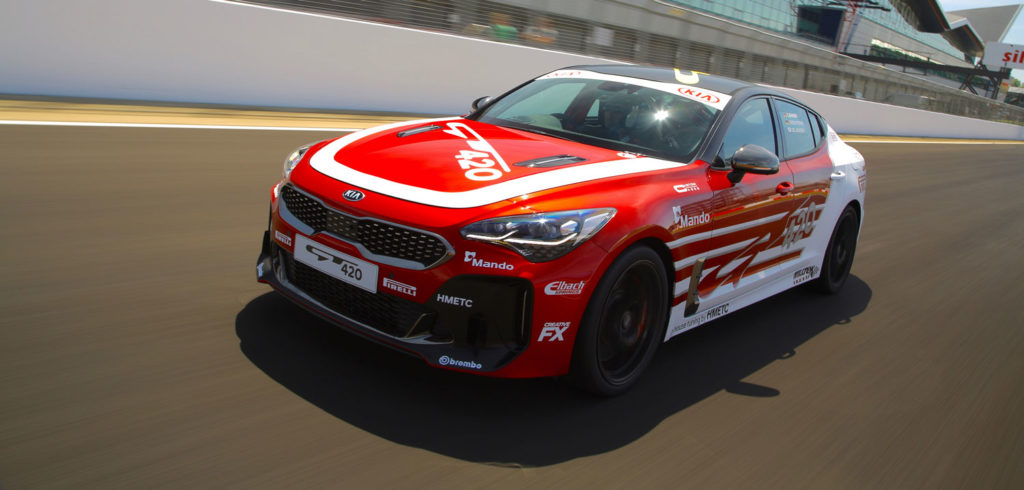 Kia Motors develops one-off Stinger track car