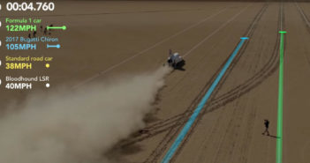 Bloodhound LSR releases drag race simulation
