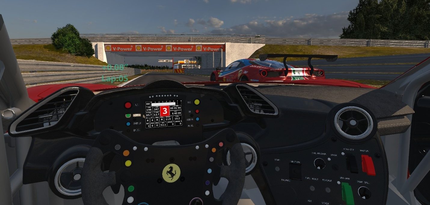 Ferrari and Ansys develop HUD display for GT racing
