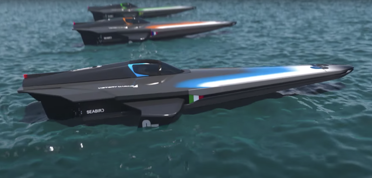 E1 Series RaceBird electric powerboat design released Professional