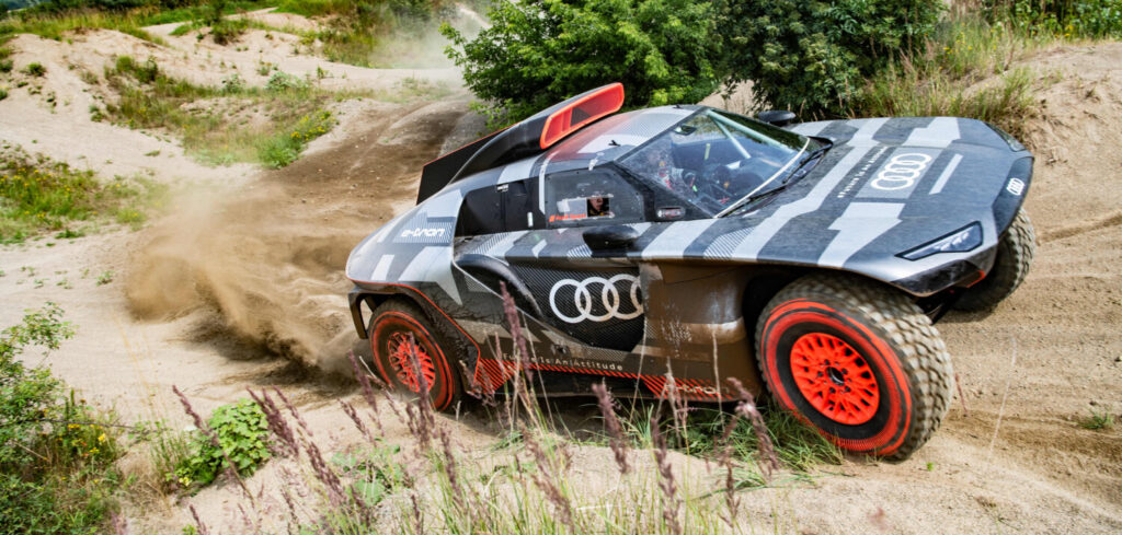 Audi unveils RS Q e-tron Dakar racer