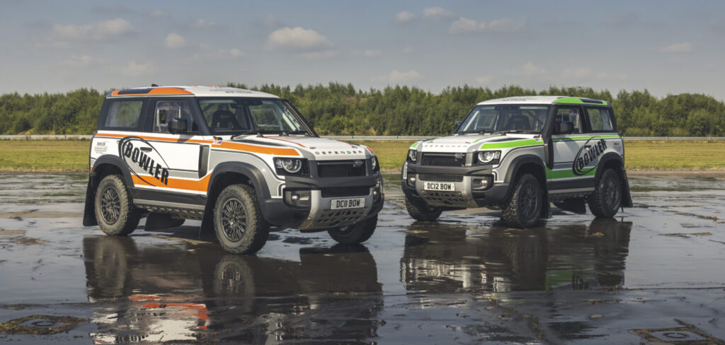 Bowler unleashes latest Defender Challenge rally car