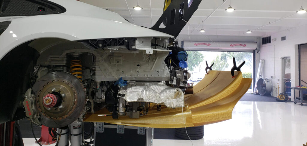 3D printed composite cores for Pikes Peak racer