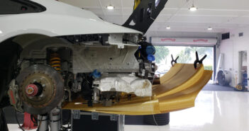 3D printed composite cores for Pikes Peak racer