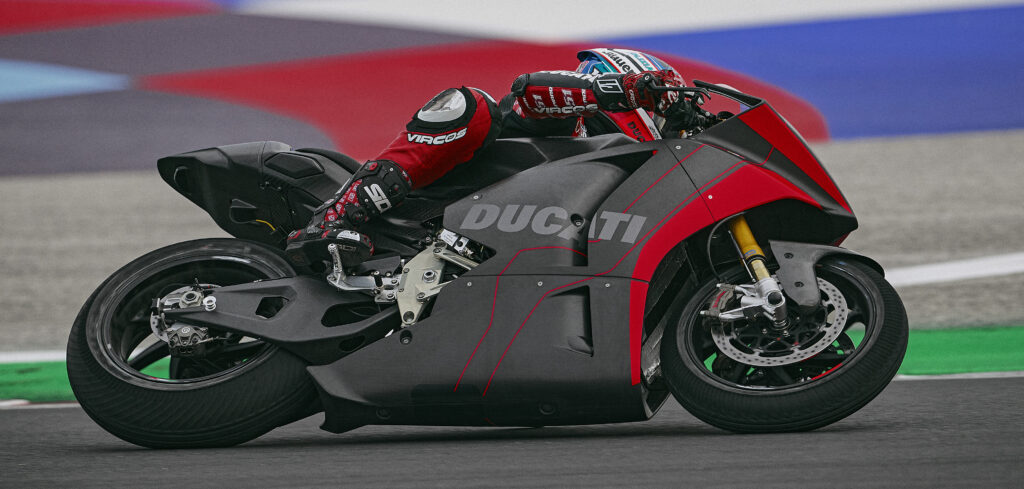 Ducati begins testing MotoE bike