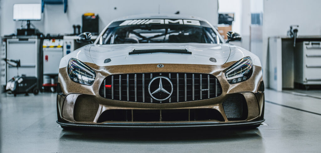 Mercedes GT4 gets green bumpers