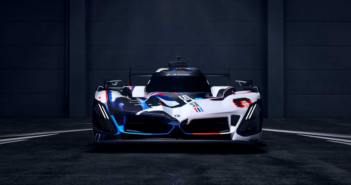 BMW’s V8-powered LMDh car breaks cover