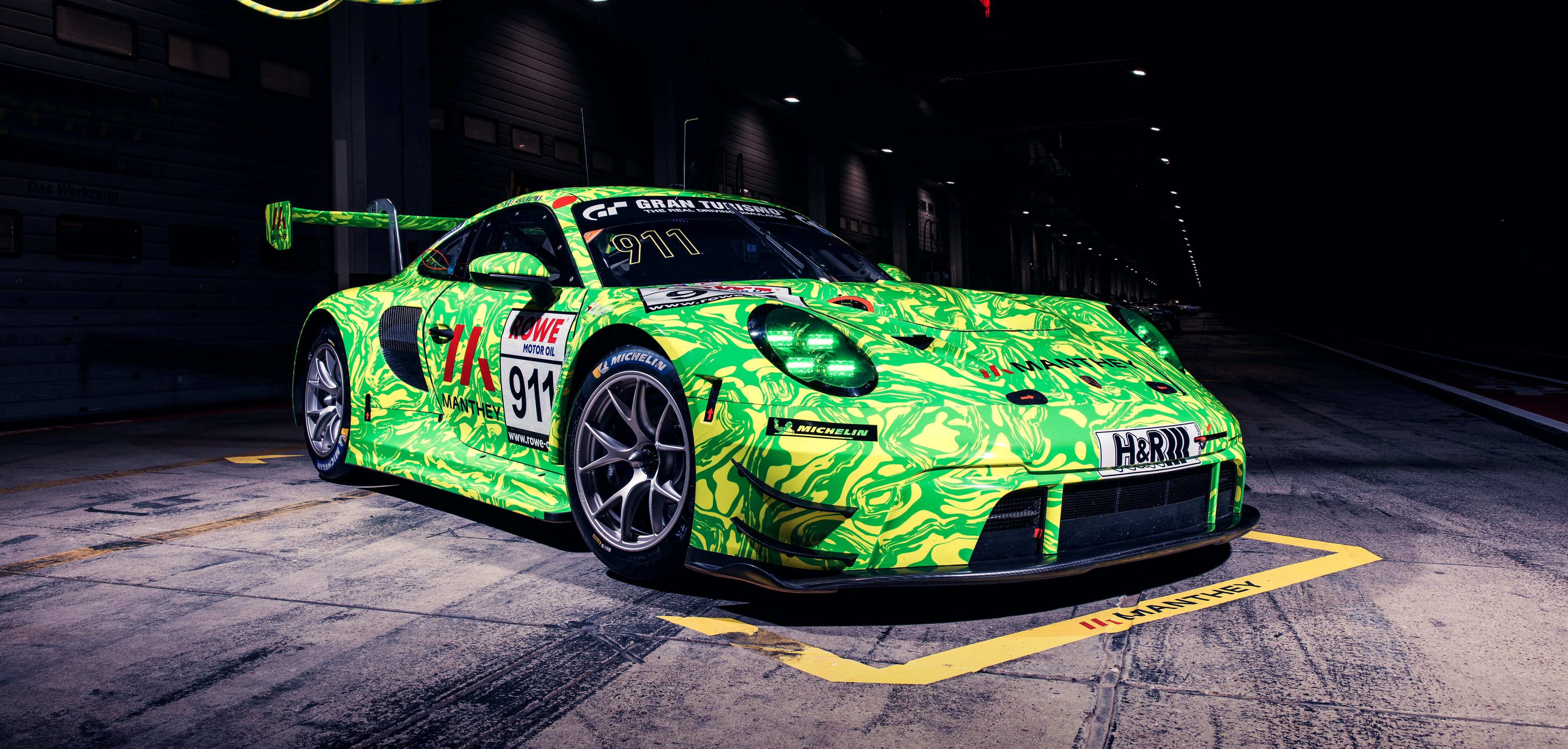 First test race completed by latest Porsche 911 GT3 R Professional Motorsport World