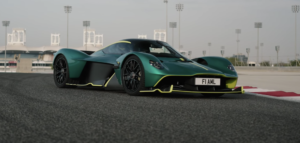 Aston Martin Valkyrie takes to the Bahrain F1 circuit