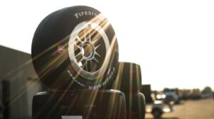 Firestone race tires featuring monomer made from hard-to-recycle plastic used at Indianapolis 500