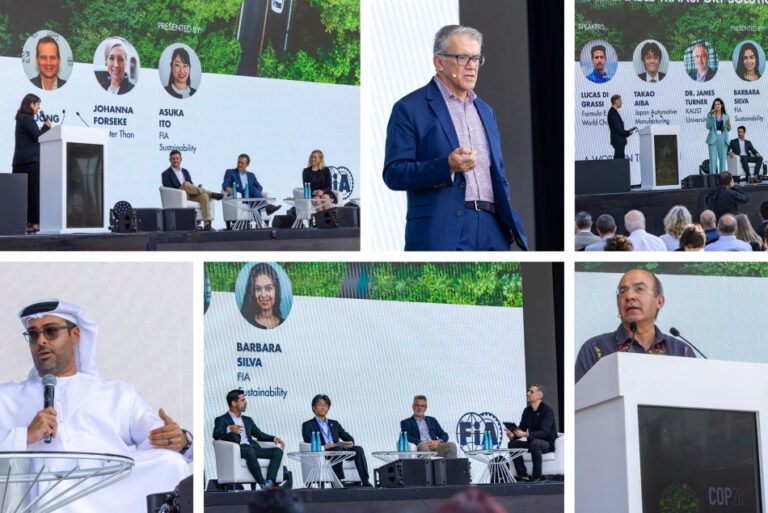 FIA focuses on sustainable mobility goals at COP28