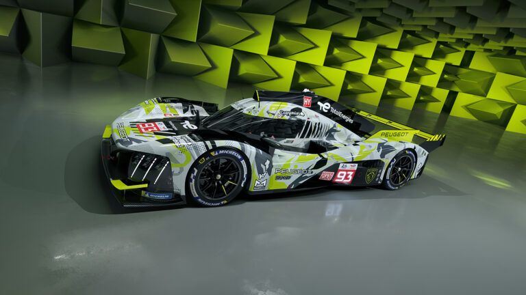 Peugeot revamps 9X8 hypercar, adds rear wing 2024 Peugeot 9X8 with rear wing.
