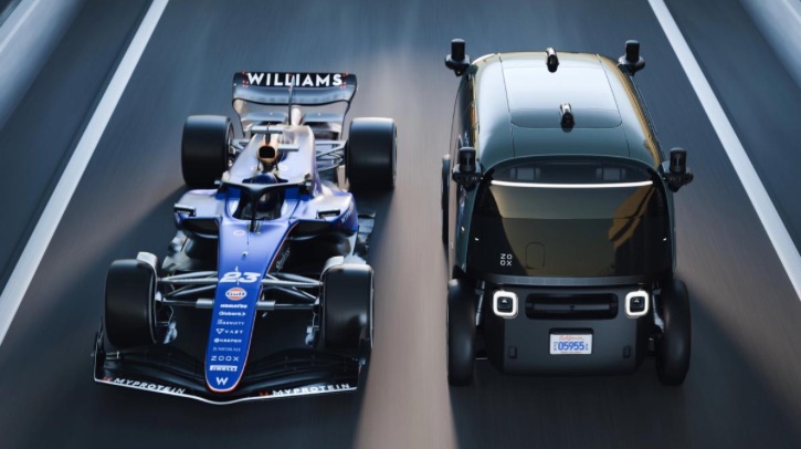 Williams Racing partners with autonomous brand Zoox.
