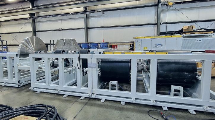 Mustang installs R&D heavy-duty test stand at Texas A&M.