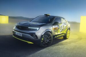 Opel's prototype GSE rally car following new eRally5 regulations.