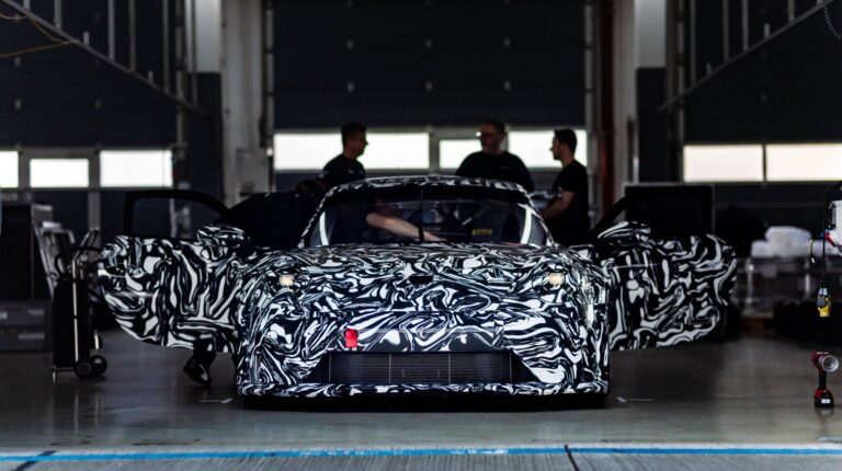 Porsche 911 Cup race car enters final development phase Porsche develops 911 Cup race car for 2026 season.