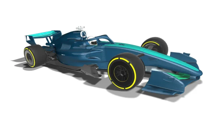 FIA selects Siemens as official digital twin sponsor Single-seat motorsport vehicle in simulation