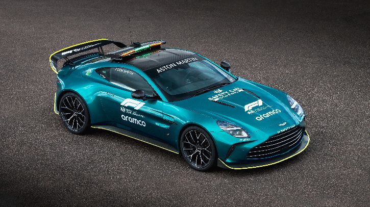 Latest Aston Martin Vantage S assumes FIA Safety Car duties in Formula 1 Aston Martin Vantage S FIA Safety Car.