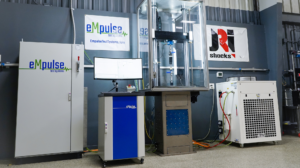 The eMpulse load frame at JRI Shocks' facility on North Carolina