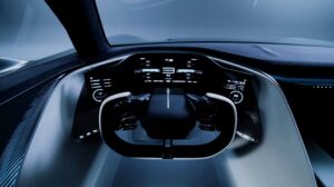 inside the Lexus LFA Concept.
