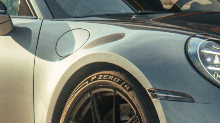 Pirelli P Zero R on Porsche 911 GT3 RS.
