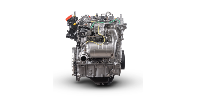 Pickup trucks take to the track with Horse Powertrain and Sports & Racing Brazil co-developing new engine The Horse H13 Nascar engine shown in promo profile against a white background