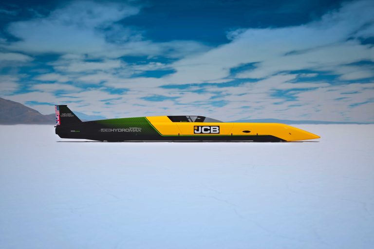JCB chases new land speed record with H2 ICE JCB