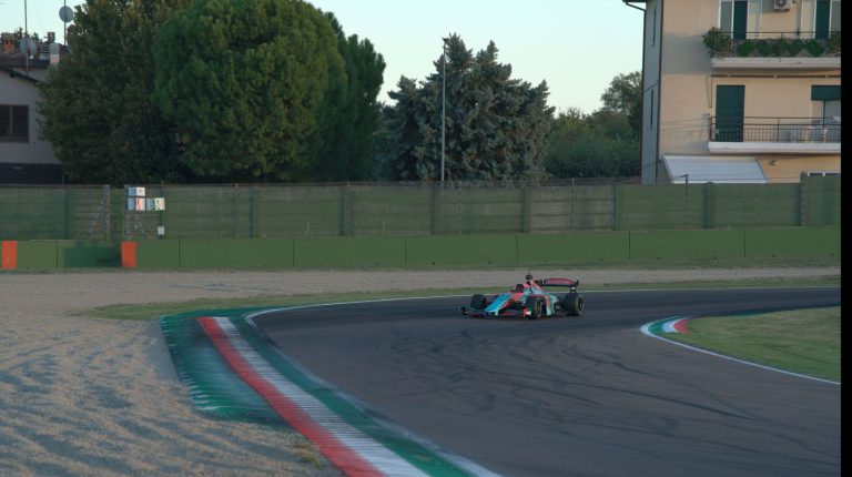 A2RL holds Europe’s first multi-car autonomous race at Imola An autonomous race car drives around the circuit at Imola in Italy.
